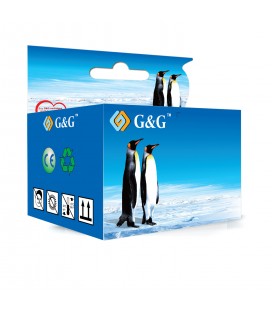 G&G COMPATIBLE CON  HP 62XL NEGRO CARTUCHO DE TINTA REMANUFACTURADO C2P04AE/C2P05AE ALTA CALIDAD